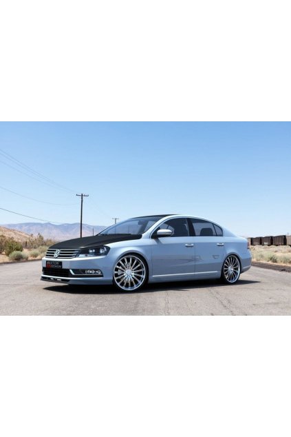 Maxton Design spoiler pod přední nárazník pro Volkswagen Passat Mk7 (B7), plast ABS bez povrchové úpravy