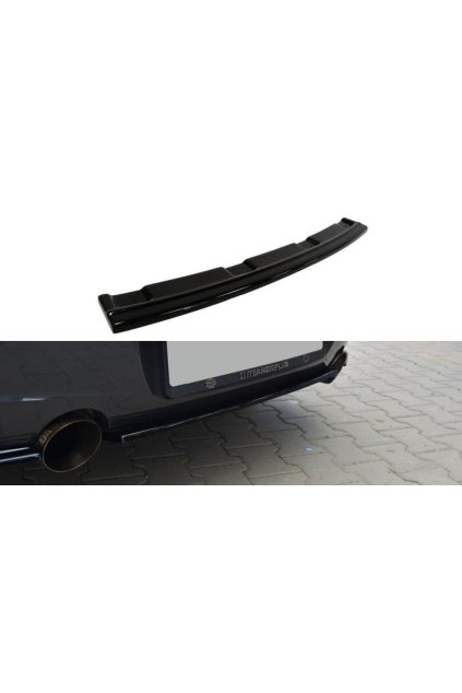 Maxton Design středový spoiler zadního nárazníku bez žebrování pro BMW řada 1 F20- F21, plast ABS bez povrchové úpravy