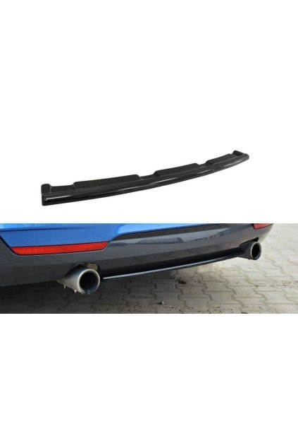 Maxton Design středový spoiler zadního nárazníku bez žebrování pro BMW řada 4 F32, plast ABS bez povrchové úpravy