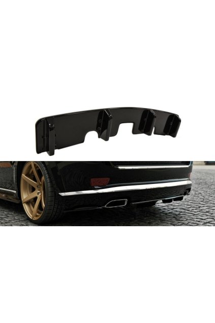 Maxton Design středový spoiler zadního nárazníku pro Jeep Grand Cherokee WK2, plast ABS bez povrchové úpravy