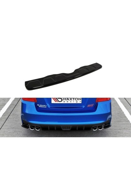 Maxton Design středový spoiler zadního nárazníku pro Subaru Impreza Mk4, plast ABS bez povrchové úpravy