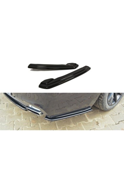 Maxton Design boční difuzory pod zadní nárazník pro BMW řada 6 F06, plast ABS bez povrchové úpravy, M-Pack
