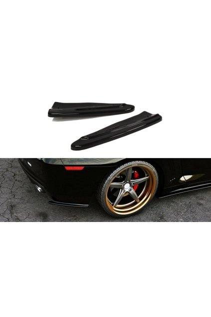 Maxton Design boční difuzory pod zadní nárazník pro Chevrolet Camaro 5/EU, plast ABS bez povrchové úpravy