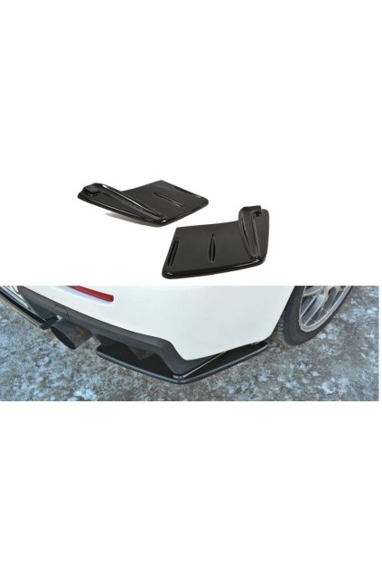 Maxton Design boční difuzory pod zadní nárazník pro Mitsubishi Lancer Evo Mk10, plast ABS bez povrchové úpravy