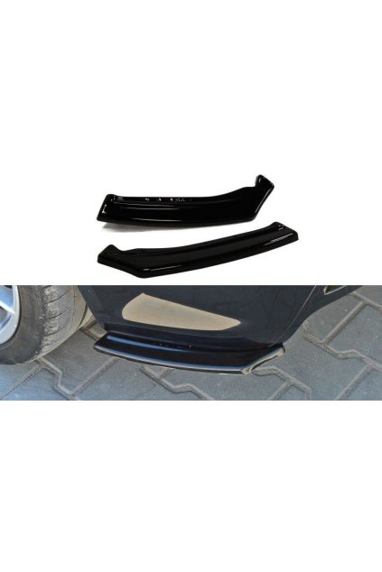 Maxton Design boční difuzory pod zadní nárazník pro Opel Astra OPC H (Mk3), plast ABS bez povrchové úpravy
