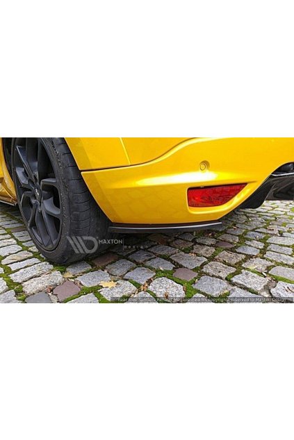 Maxton Design boční difuzory pod zadní nárazník pro Renault Megane RS Mk3, plast ABS bez povrchové úpravy
