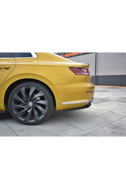 Maxton Design boční difuzory pod zadní nárazník pro Volkswagen Arteon, plast ABS bez povrchové úpravy