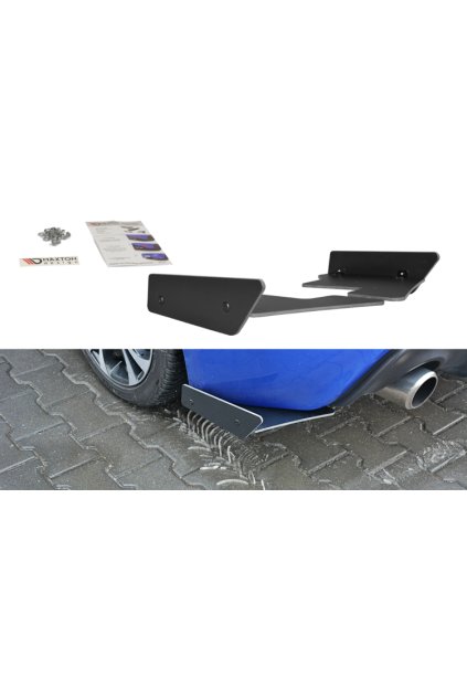 Maxton Design "Racing" boční difuzory zadního nárazníku pro Subaru BRZ Mk1 Facelift, plast ABS bez povrchové úpravy