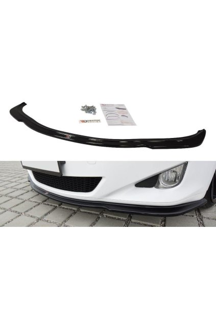 Maxton Design spoiler pod přední nárazník ver.1 pro Lexus IS Mk2, černý lesklý plast ABS