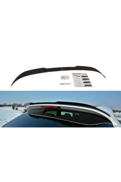 Maxton Design prodloužení spoileru pro Kia Cee'd Mk 2/ProCeed GT, černý lesklý plast ABS