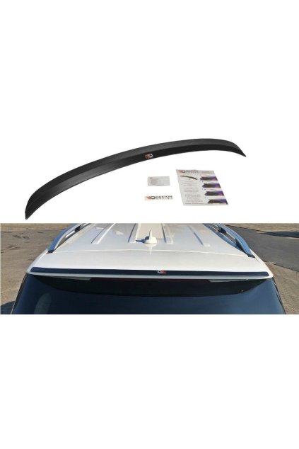 Maxton Design prodloužení spoileru pro Mercedes GLE SUV W166, černý lesklý plast ABS