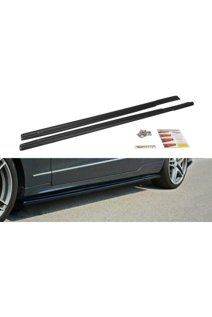 Maxton Design difuzory pod boční prahy pro Mercedes třída E w212/Standard, plast ABS bez povrchové úpravy