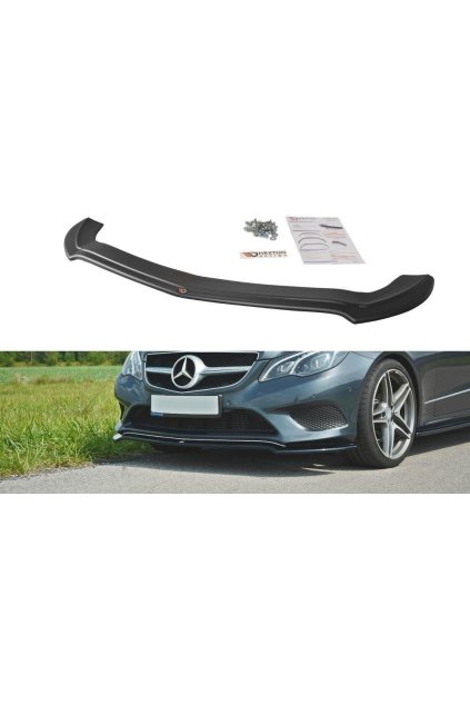 Maxton Design spoiler pod přední nárazník ver.1 pro Mercedes třída E w212/Standard, plast ABS bez povrchové úpravy