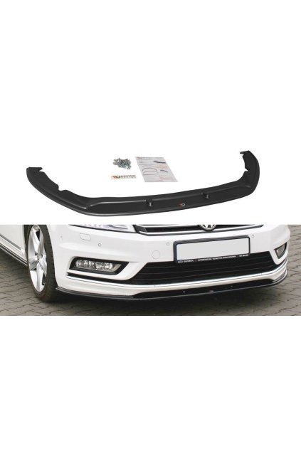Maxton Design spoiler pod přední nárazník ver.1 pro Volkswagen Passat Mk7 (B7), plast ABS bez povrchové úpravy