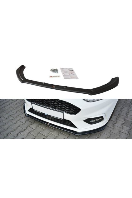 Maxton Design spoiler pod přední nárazník ver.2 pro Ford Fiesta, Fiesta ST Mk8, plast ABS bez povrchové úpravy