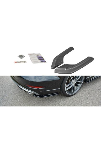 Maxton Design boční difuzory pod zadní nárazník pro Audi A3, S3 8V FL, plast ABS bez povrchové úpravy
