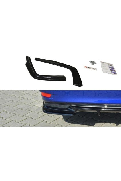 Maxton Design boční difuzory pod zadní nárazník pro Lexus GS Mk4 Facelift, plast ABS bez povrchové úpravy, H
