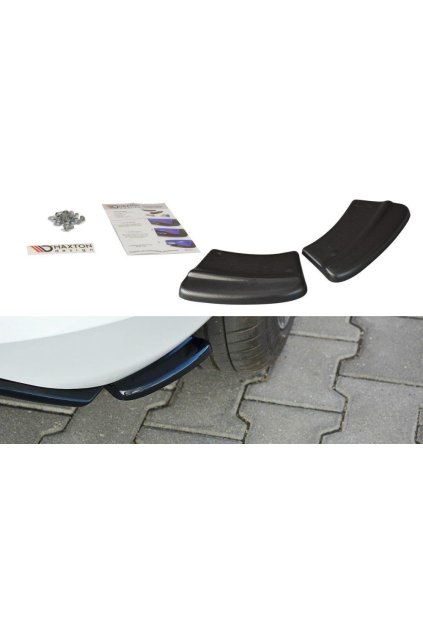Maxton Design boční difuzory pod zadní nárazník ver.1 pro Ford Fiesta Mk8, plast ABS bez povrchové úpravy