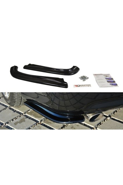Maxton Design boční difuzory pod zadní nárazník pro Infiniti G37, plast ABS bez povrchové úpravy, Sedan