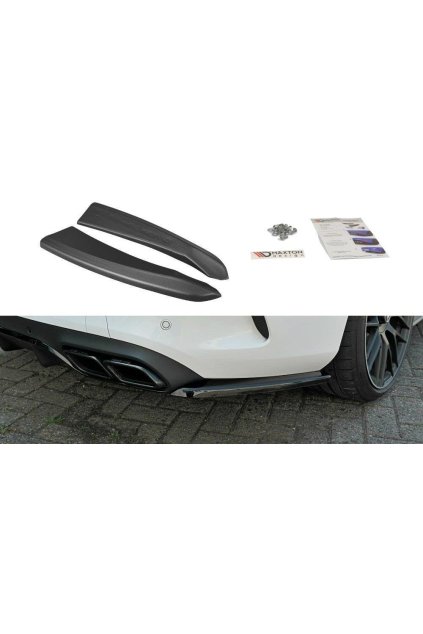Maxton Design boční difuzory pod zadní nárazník pro Mercedes třída C W205/C63 AMG, plast ABS bez povrchové úpravy, Coupe