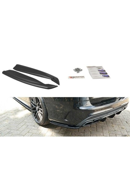 Maxton Design boční difuzory pod zadní nárazník pro Mercedes třída C W205/C63 AMG, plast ABS bez povrchové úpravy, Combi
