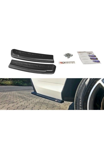 Maxton Design boční difuzory pod zadní nárazník pro Mercedes GLE SUV W166, carbon-Look