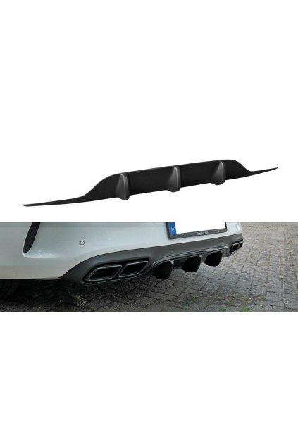 Maxton Design vložka zadního nárazníku pro Mercedes třída C W205/C63 AMG, plast ABS bez povrchové úpravy, Coupe