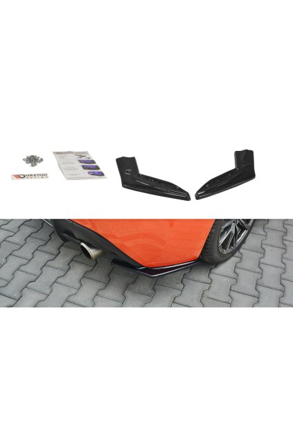 Maxton Design boční difuzory pod zadní nárazník ver.1 pro Toyota GT86 FL, plast ABS bez povrchové úpravy