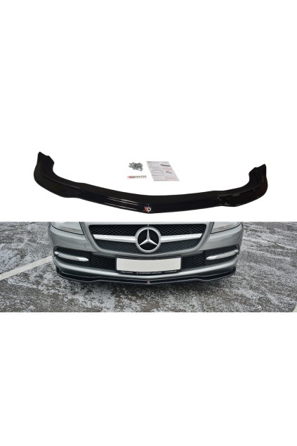 Maxton Design spoiler pod přední nárazník ver.1 pro Mercedes SLK R 172, plast ABS bez povrchové úpravy