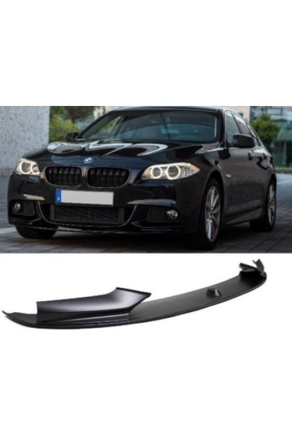 Maxton Design spoiler pod přední nárazník Sport Performance černý matný pro BMW řada 5 F10- F11, plast ABS bez povrchové úpravy