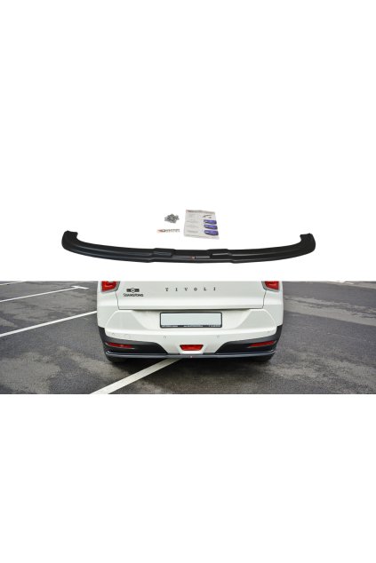 Maxton Design středový spoiler zadního nárazníku pro SsangYong Tivoli, carbon-Look