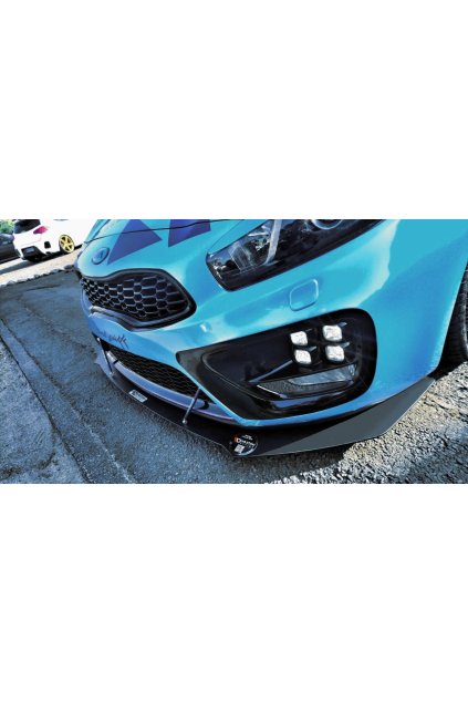 Maxton Design "Racing" spoiler pod přední nárazník pro Kia Cee'd Mk 2/ProCeed GT, plast ABS bez povrchové úpravy