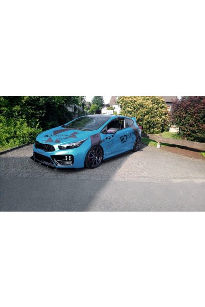 Maxton Design "Racing" difuzory pod boční prahy pro Kia Cee'd Mk 2/ProCeed GT, plast ABS bez povrchové úpravy