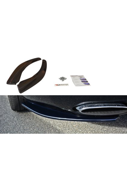 Maxton Design boční difuzory pod zadní nárazník pro Bentley Continental GT Mk1, černý lesklý plast ABS, r.v. 2009-2012