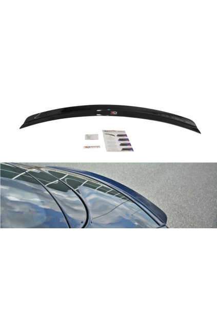 Maxton Design prodloužení spoileru pro Bentley Continental GT Mk1, černý lesklý plast ABS, r.v. 2003-2012