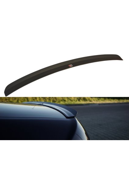 Maxton Design prodloužení spoileru pro Audi A6 C6 FL, černý lesklý plast ABS