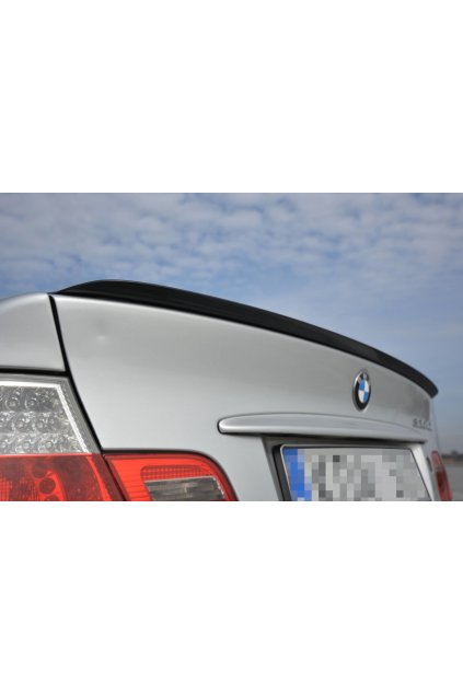 Maxton Design prodloužení víka kufru pro BMW řada 3 E46, černý lesklý plast ABS