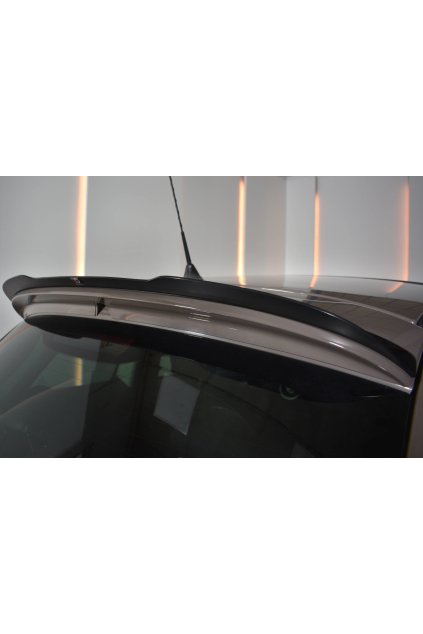 Maxton Design prodloužení spoileru pro Fiat 500, černý lesklý plast ABS