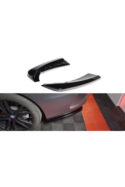 Maxton Design boční difuzory pod zadní nárazník pro Mercedes třída C W205/AMG-Line, carbon-Look