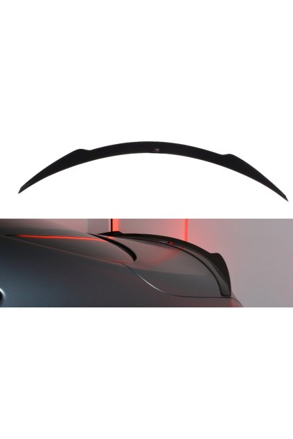 Maxton Design prodloužení spoileru pro Mercedes třída C W205/AMG-Line, černý lesklý plast ABS