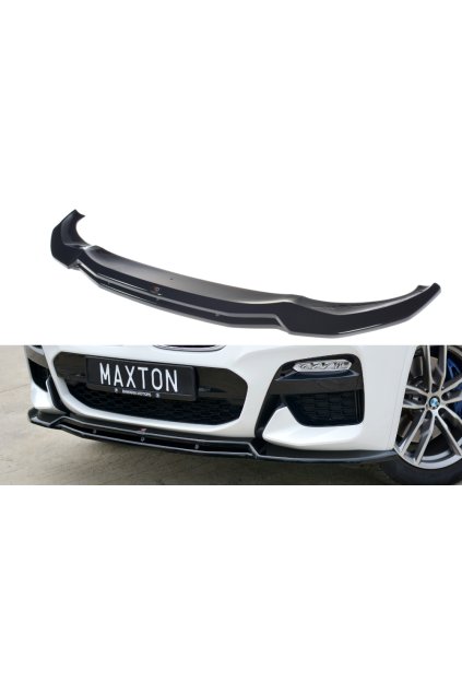 Maxton Design spoiler pod přední nárazník ver.1 pro BMW X3 G01, plast ABS bez povrchové úpravy, M-Pack