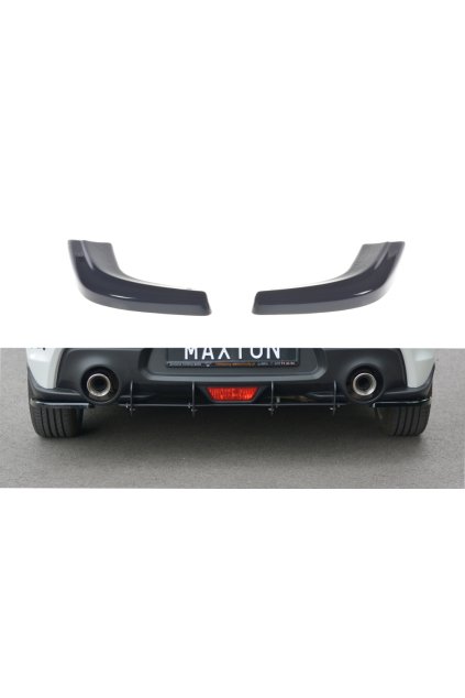 Maxton Design boční difuzory pod zadní nárazník pro Suzuki Swift Mk6 Sport, plast ABS bez povrchové úpravy