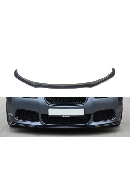Maxton Design spoiler pod přední nárazník ver.1 pro Jaguar XF- R Mk1, černý lesklý plast ABS