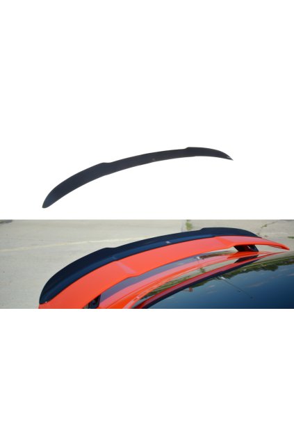 Maxton Design prodloužení spoileru pro Audi TT RS 8S, černý lesklý plast ABS