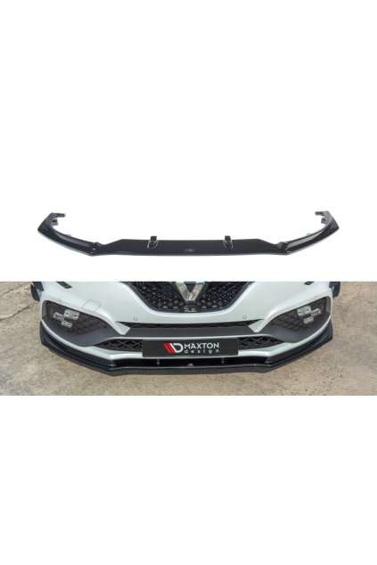 Maxton Design spoiler pod přední nárazník ver.1 pro Renault Megane RS Mk4, plast ABS bez povrchové úpravy