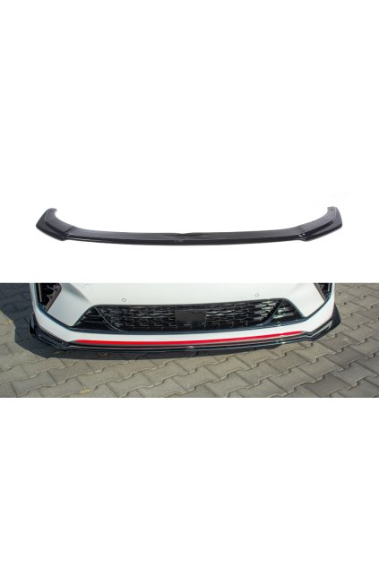 Maxton Design spoiler pod přední nárazník ver.2 pro Kia Cee'd Mk 3/ProCeed GT, carbon-Look