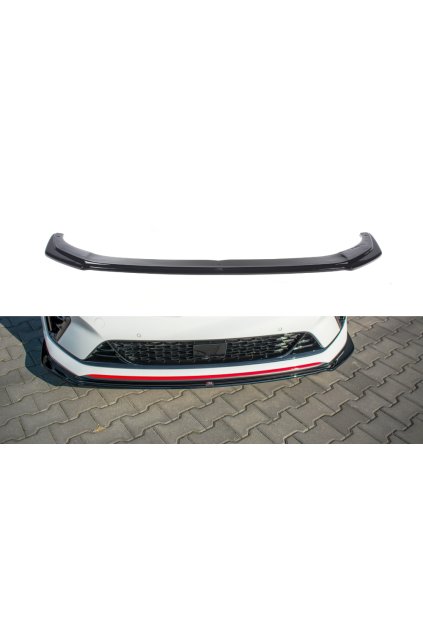 Maxton Design spoiler pod přední nárazník ver.3 pro Kia Cee'd Mk 3/ProCeed GT, carbon-Look
