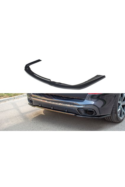 Maxton Design středový spoiler zadního nárazníku pro BMW X5 G05, plast ABS bez povrchové úpravy, M-pack