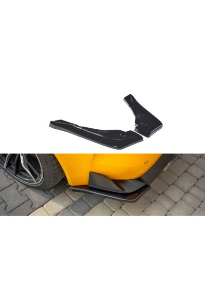 Maxton Design boční difuzory pod zadní nárazník ver.1 pro Toyota Supra Mk5, plast ABS bez povrchové úpravy
