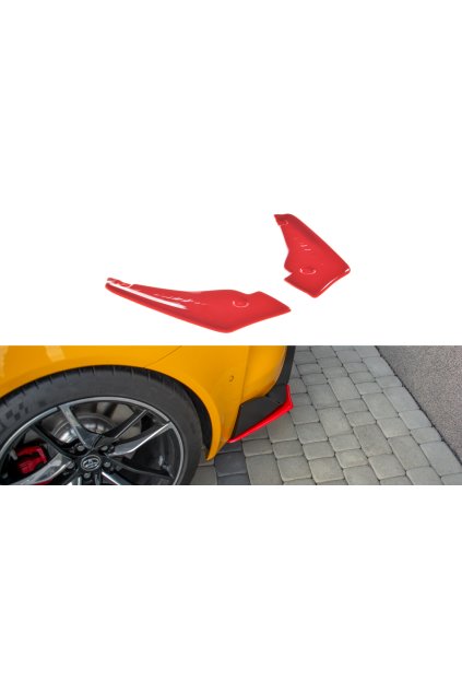 Maxton Design boční difuzory pod zadní nárazník ver.2 pro Toyota Supra Mk5, plast ABS bez povrchové úpravy